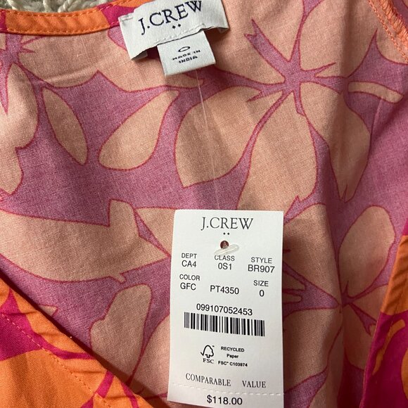 New J Crew Floral Maxi Dress - Picture 2 of 3